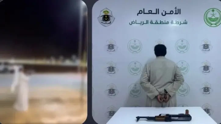 شرطة وادي الدواسر تقبض على مواطن أطلق النار في الهواء بمكان عام