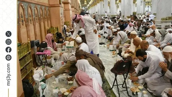 جمعية حفظ النعمة بالمدينة المنورة تجمع أكثر من 143 ألف وجبة إفطار لإعادة توزيعها