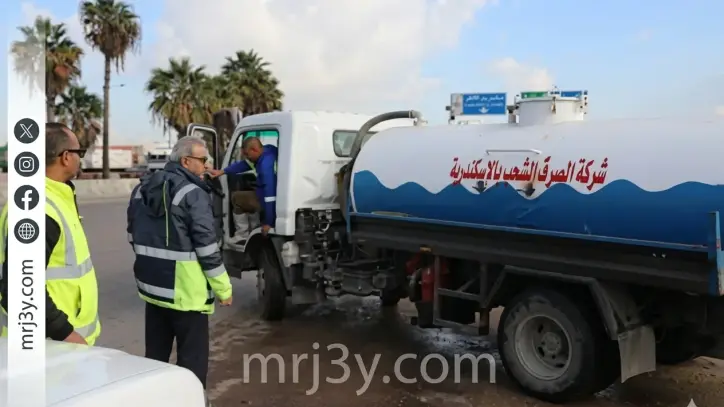 رفع الطوارئ في الإسكندرية لمواجهة نوة الحسوم وانتشار معدات شفط مياه الأمطار