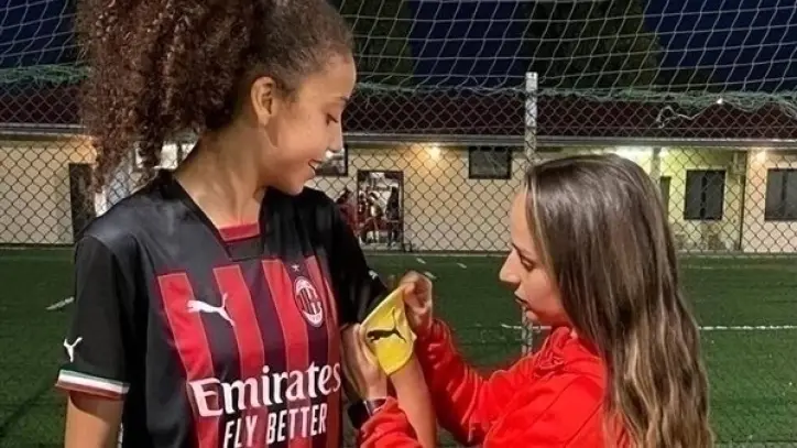 سارة الشامي المصرية تشارك مع أسي ميلان في مواجهة يوفنتوس بدوري الشابات الإيطالي