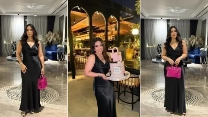 بوسي تتألق بفستان أسود في أحدث جلسة تصوير قبل موسم الشتاء