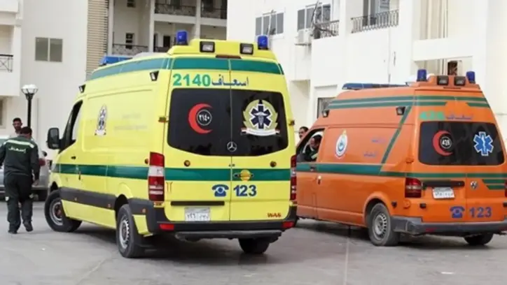 إصابة زوجة رئيس مدينة نجع حمادي وأبنائه في حادث انقلاب سيارة بق