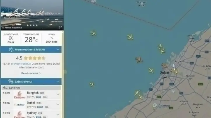 ارتباك مؤقت في حركة الطيران بمطار دبي الدولي وسط توترات إقليمية
